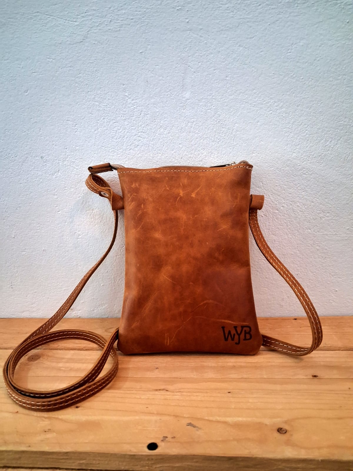 Leather Karen sling bag