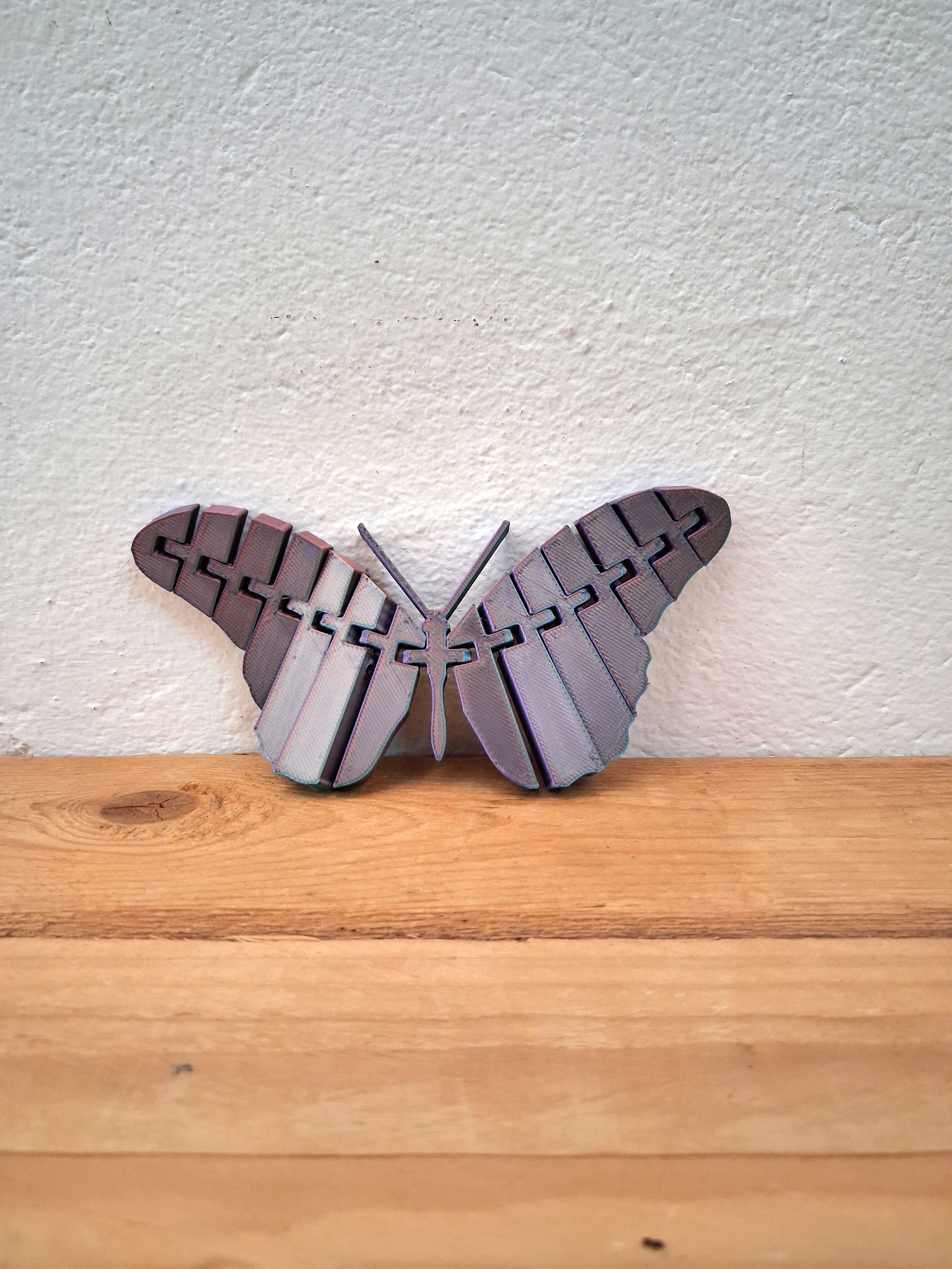 Articulated butterfly's