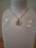 Small blue stone pendant