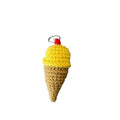 Crochet Ice cream key chain