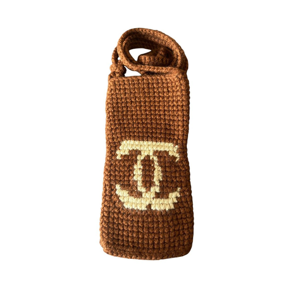 Crochet phone holder